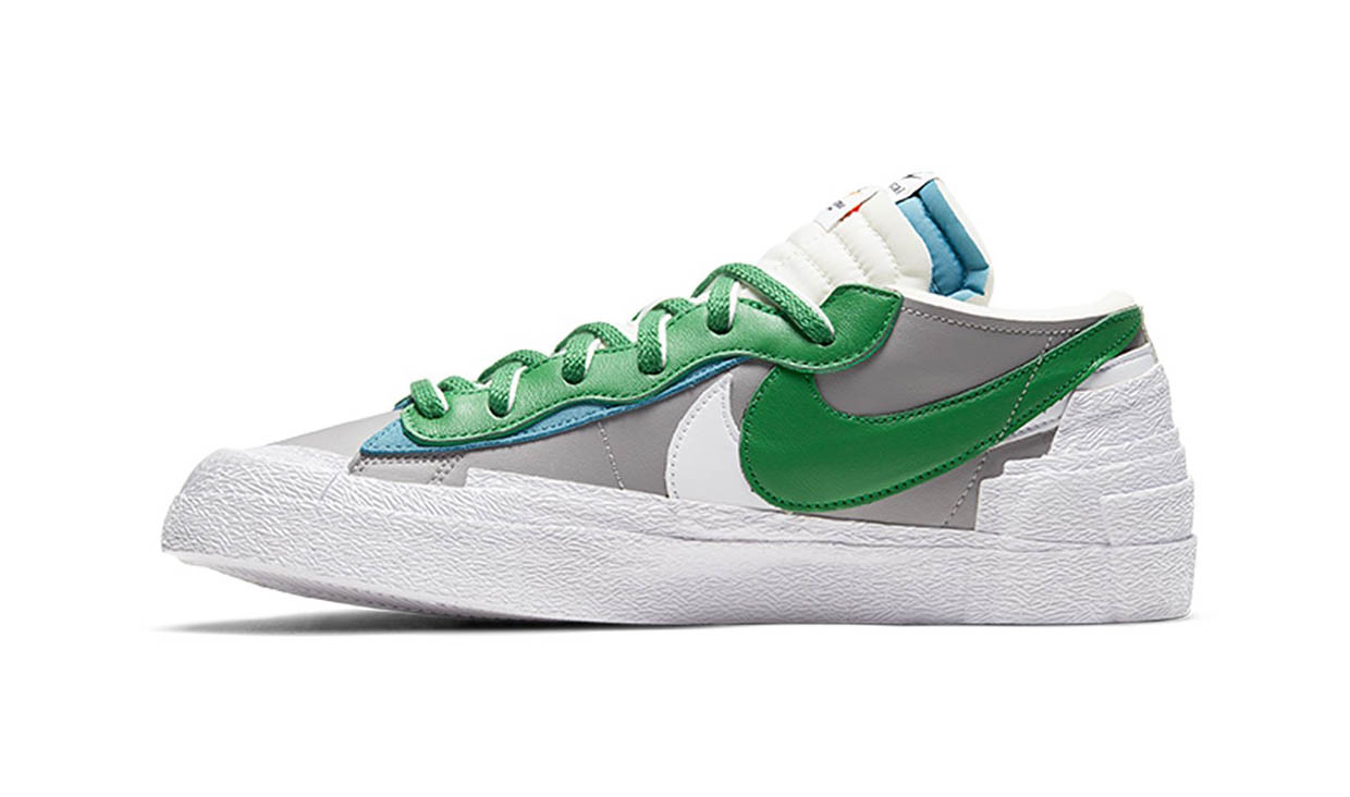 Detail Kolaborasi sacai dan Nike Blazer Low